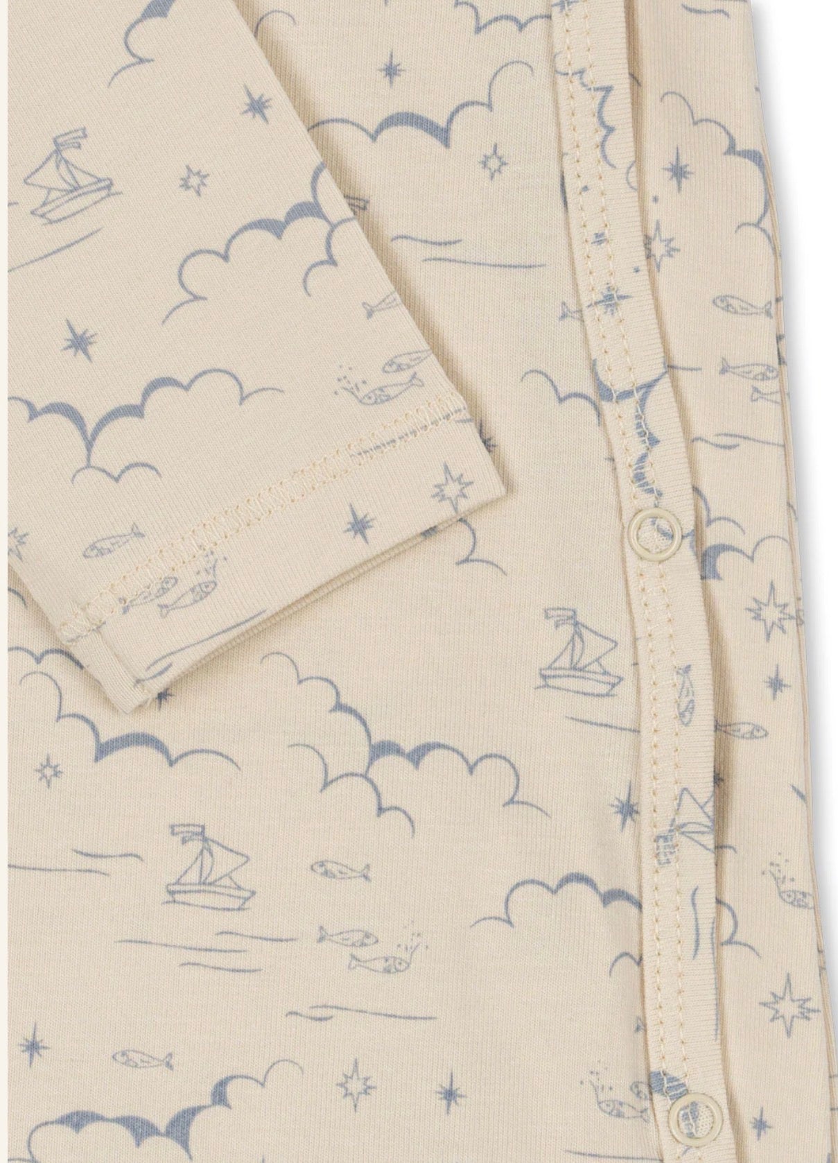 Basic Newborn Onesie - Cielo Marino