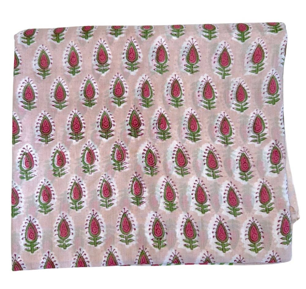 The Fox and The Mermaid - Block Printed Cotton Sarong