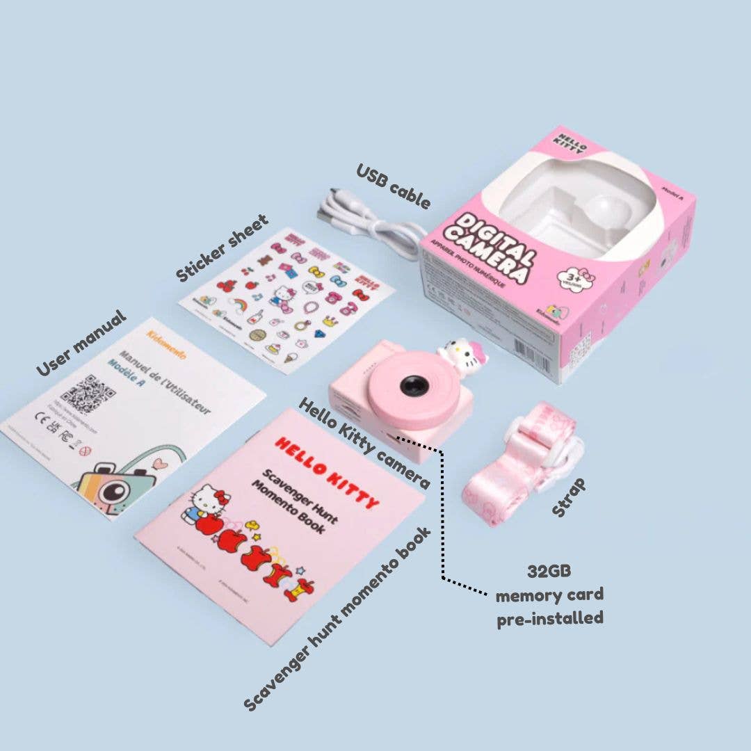 Kidamento - Mini Hello Kitty - Digital Camera - Model A