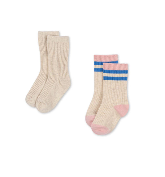 Two Pack Rib Socks