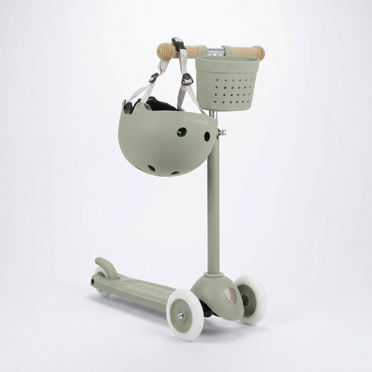 Banwood Inc - ECO SCOOTER - OLIVE: Just the scooter