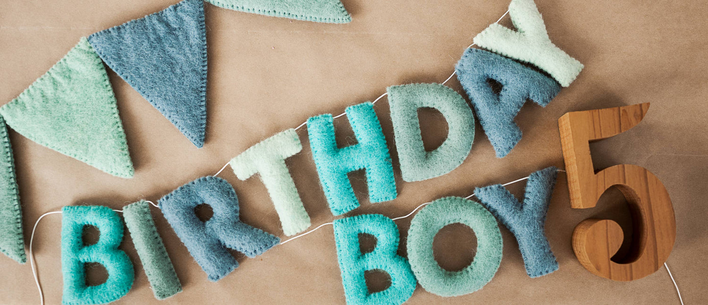 Birthday girl Felt Letter Garland