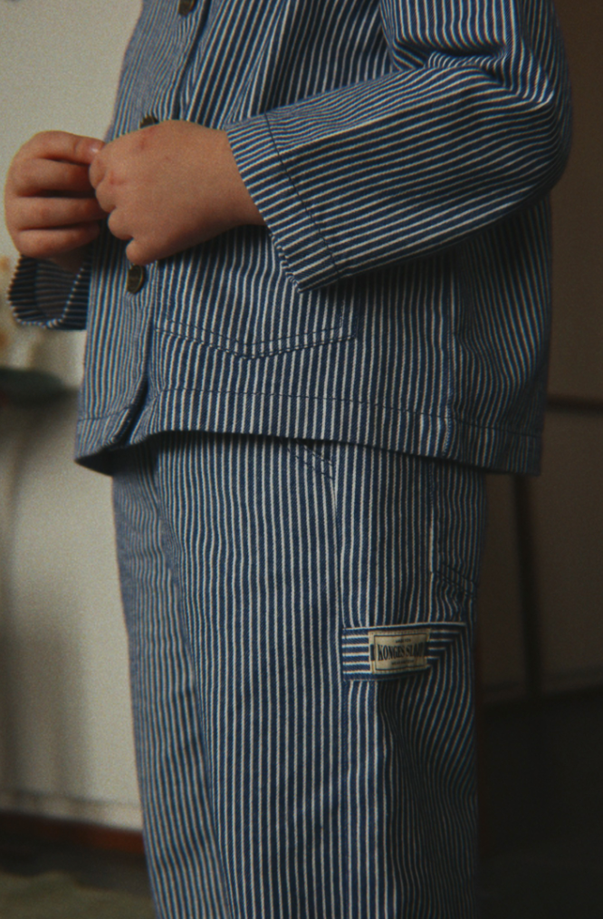 Luc Pant in Blue Stripe