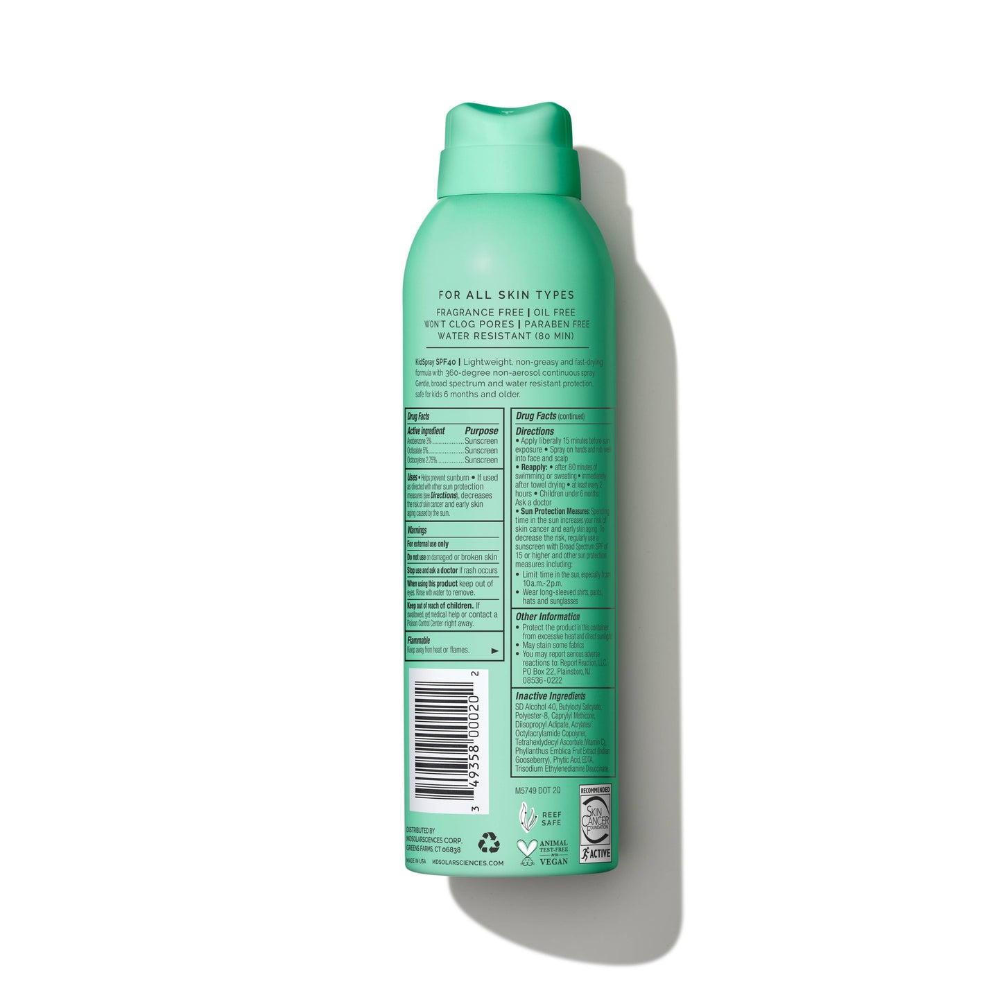 MDSolarSciences - KidSpray SPF 40
