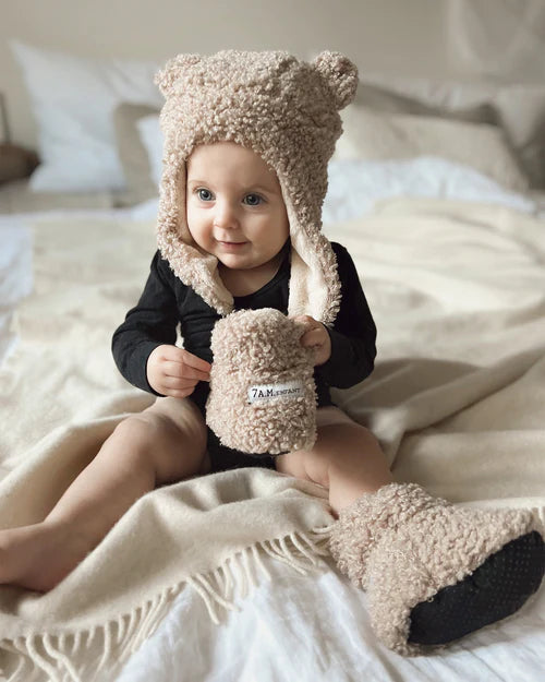 Baby Booties - Teddy (0-6 Months)