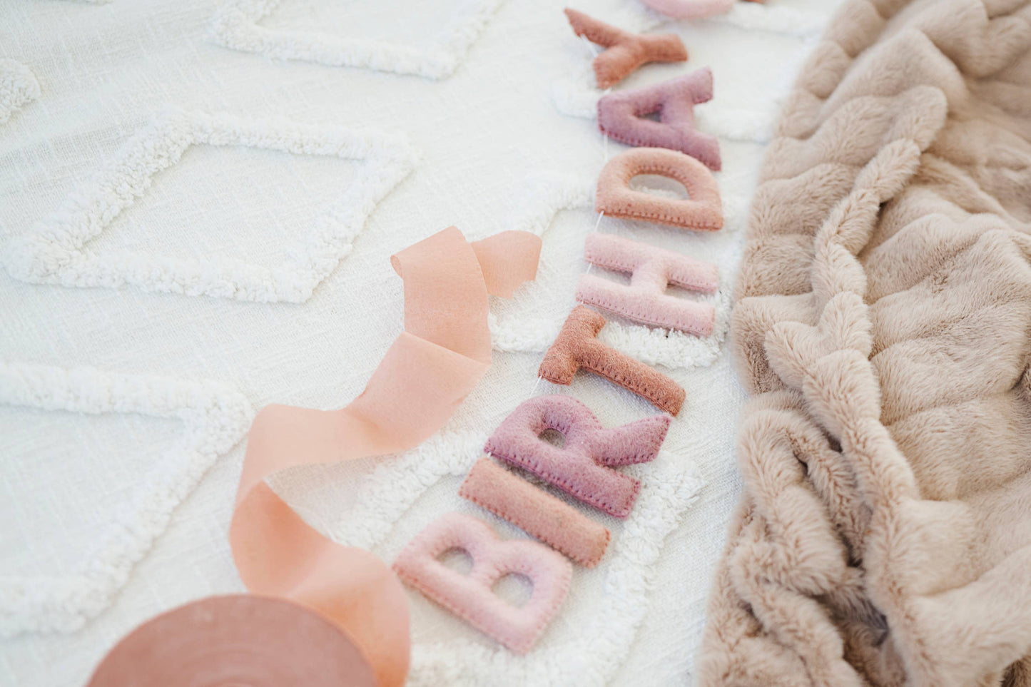 Birthday girl Felt Letter Garland