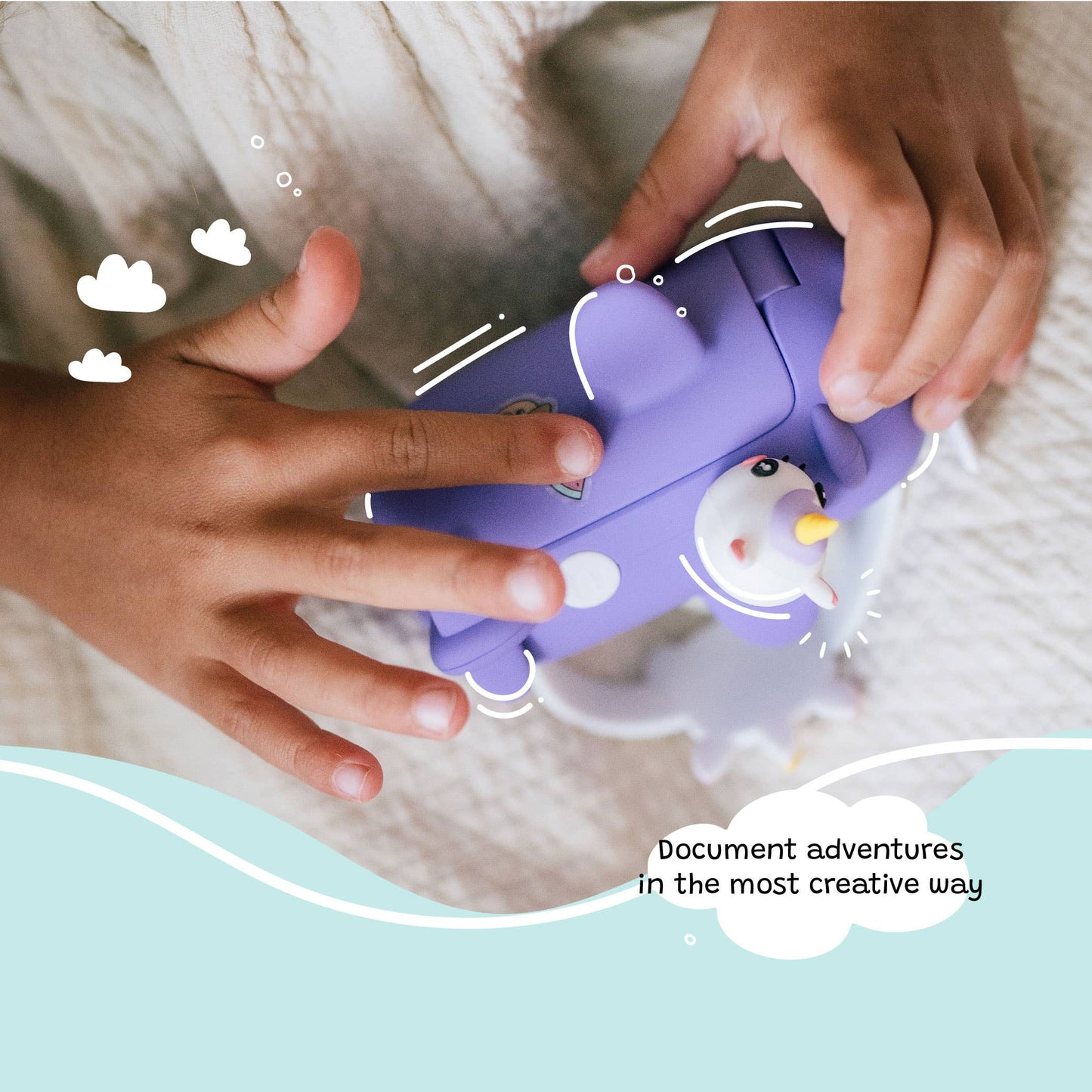 Kidamento - Iris the Unicorn - Kids Digital Camera - Model V