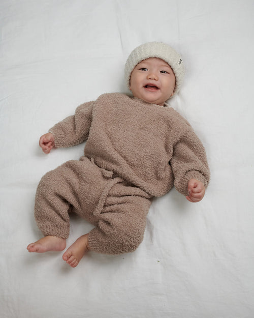 Fuzzy Lounge Pant - Taupe