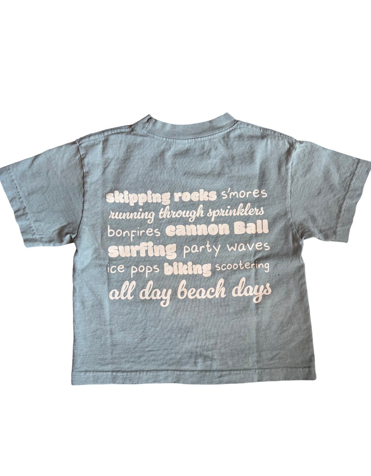 Our Signature Montauk Tee - Sage & Cream