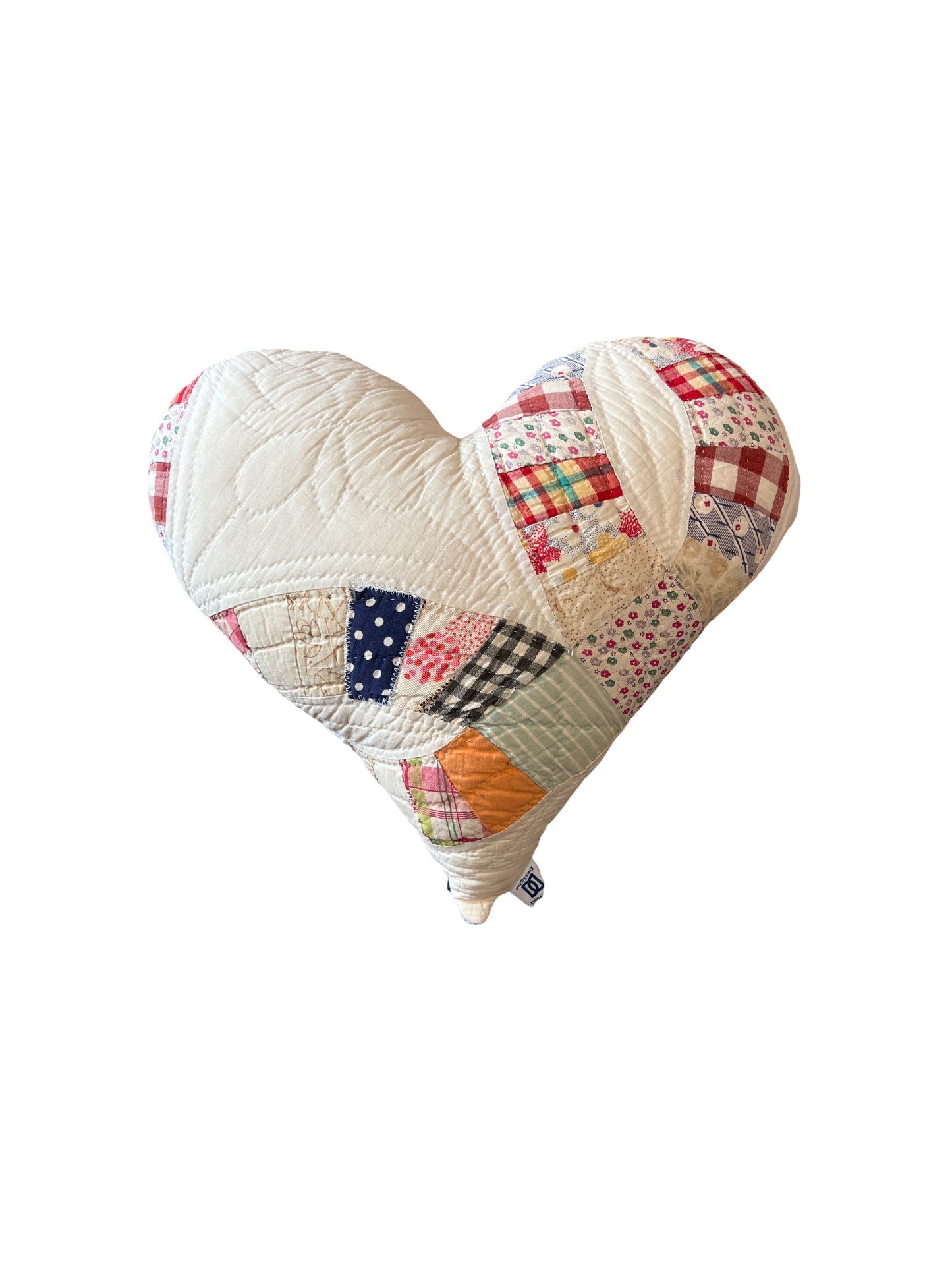 Intake Quilted Heart Pillow