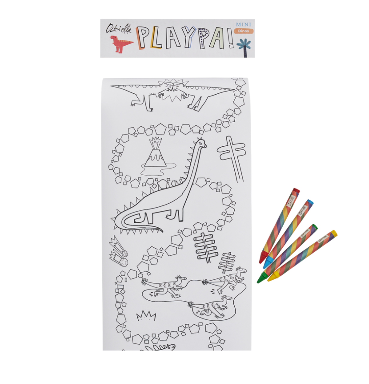 Playpa Paper Mini || Dino