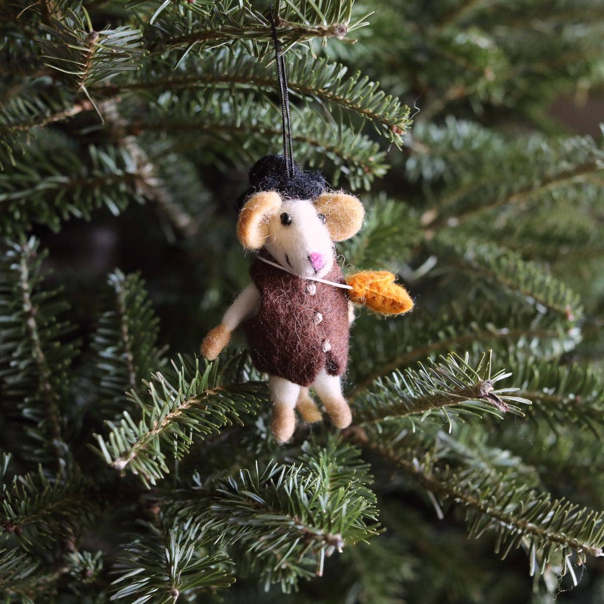 Felt Mouse Christmas Ornament