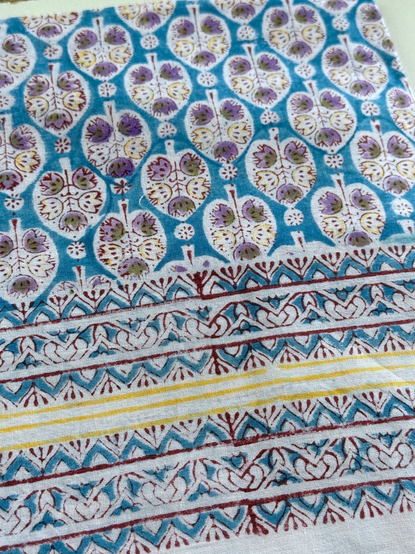 The Fox and The Mermaid - Block Printed Cotton Sarong