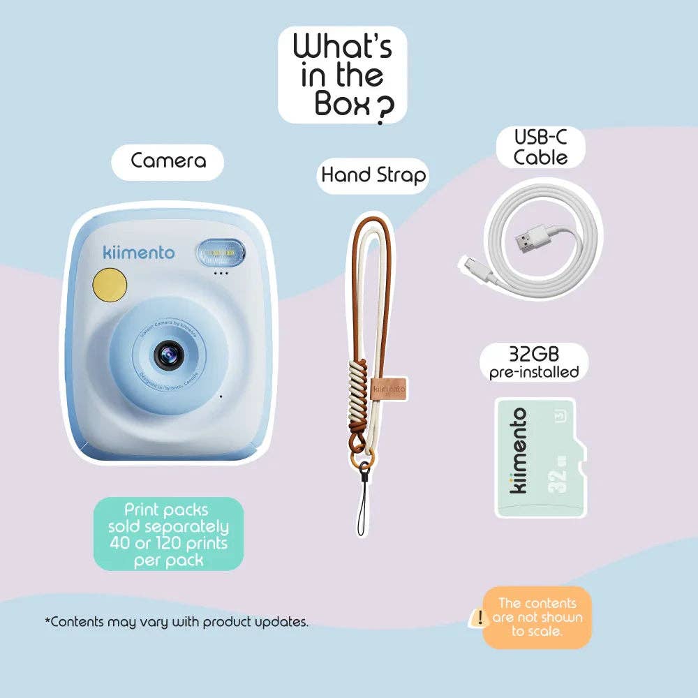 kiimento - Sky Blue Print Pro Camera