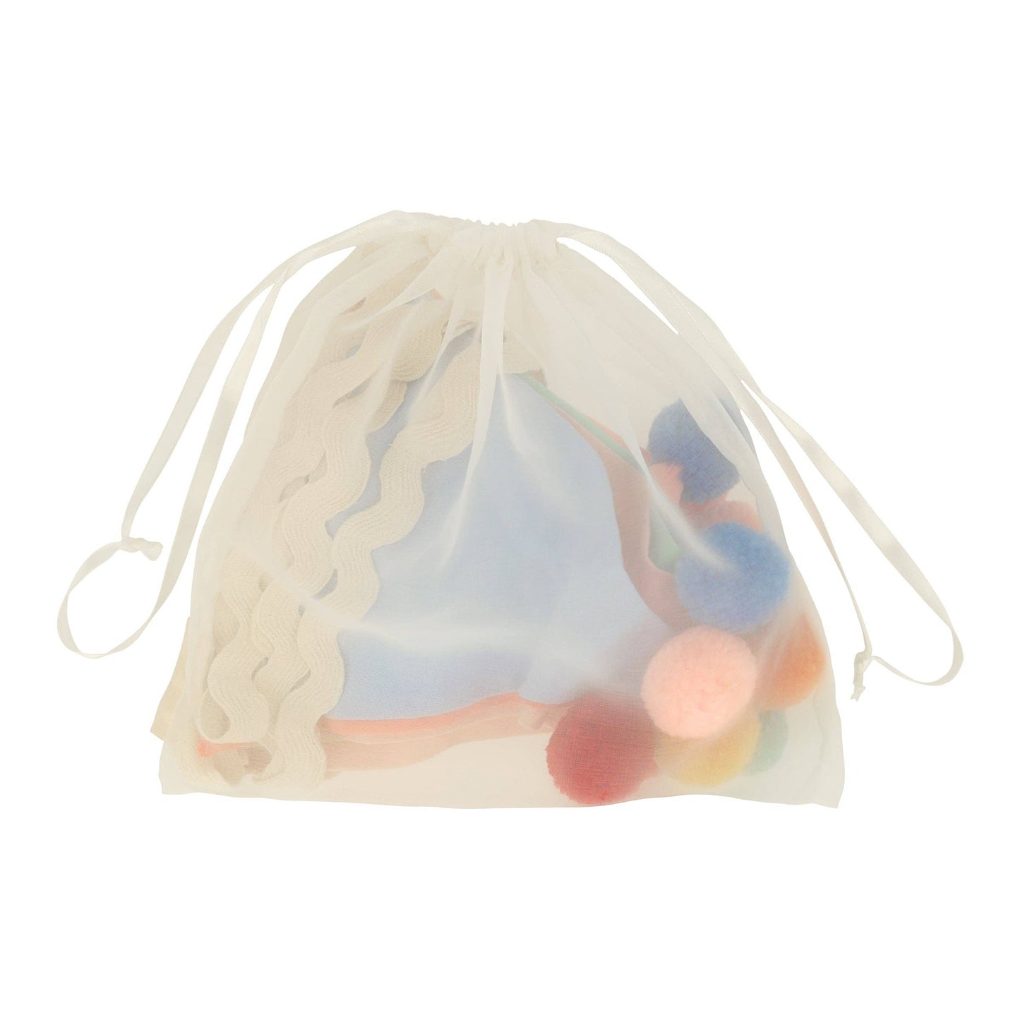 Pastel Pompom Flag Garland