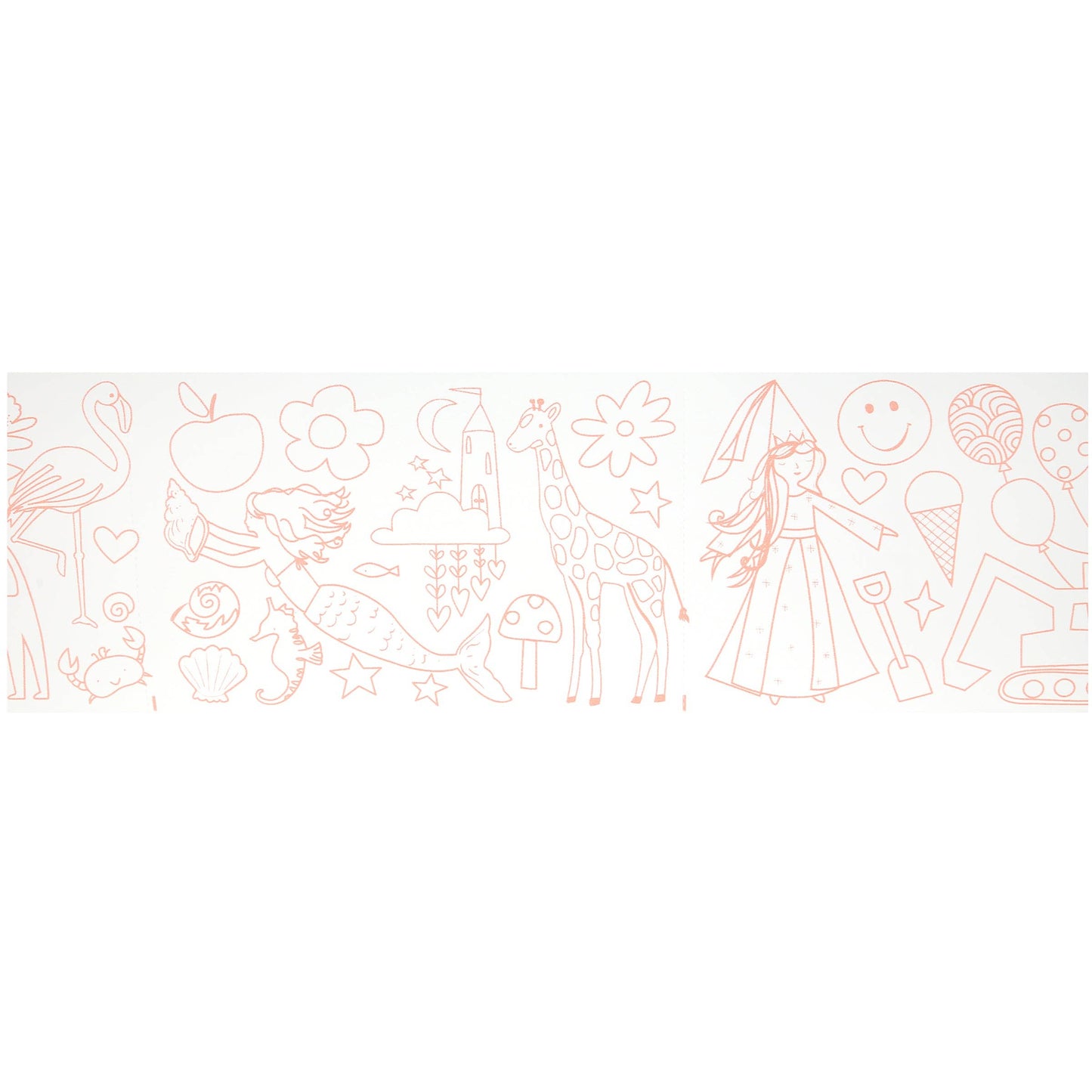 Happy Icons Coloring Roll