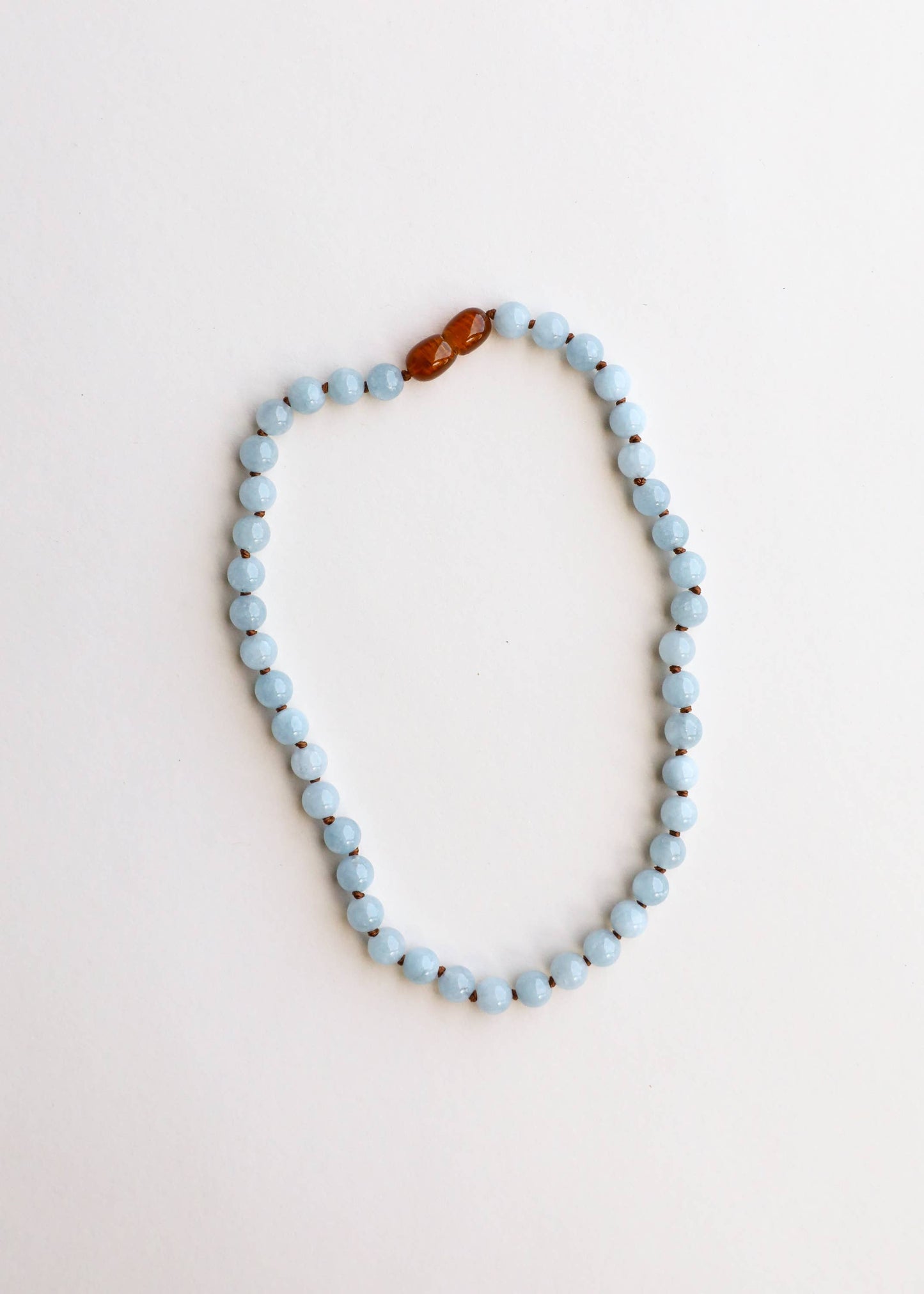 Pure Gemstone + Aquamarine || 13" Necklace