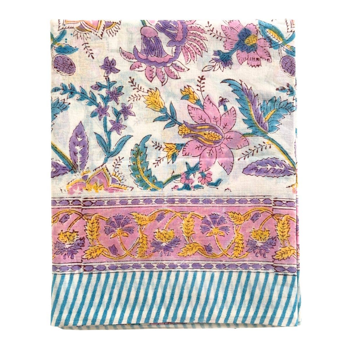 The Fox and The Mermaid - Block Printed Cotton Sarong