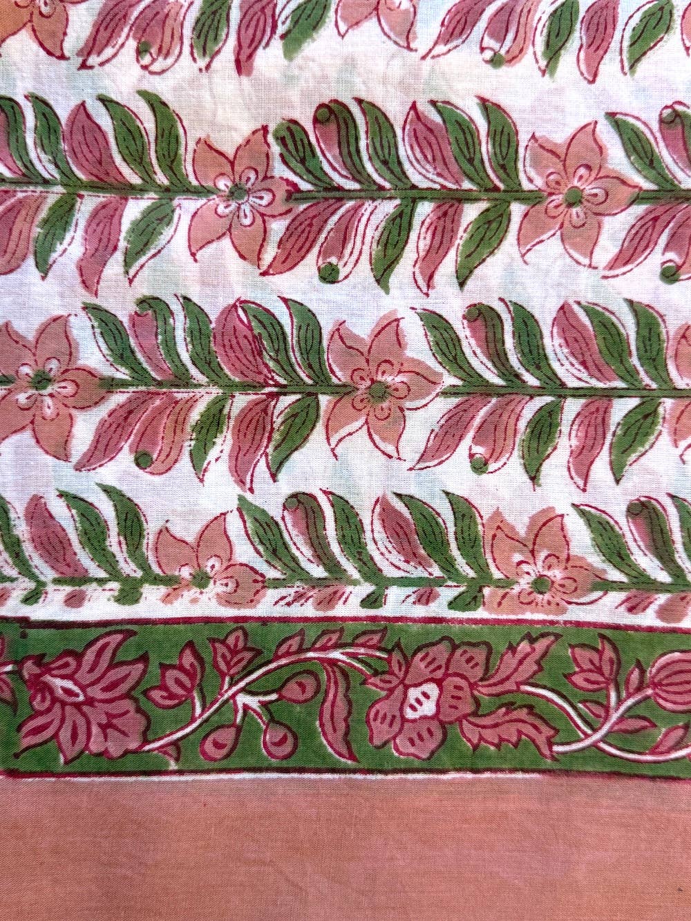 The Fox and The Mermaid - Block Printed Cotton Sarong