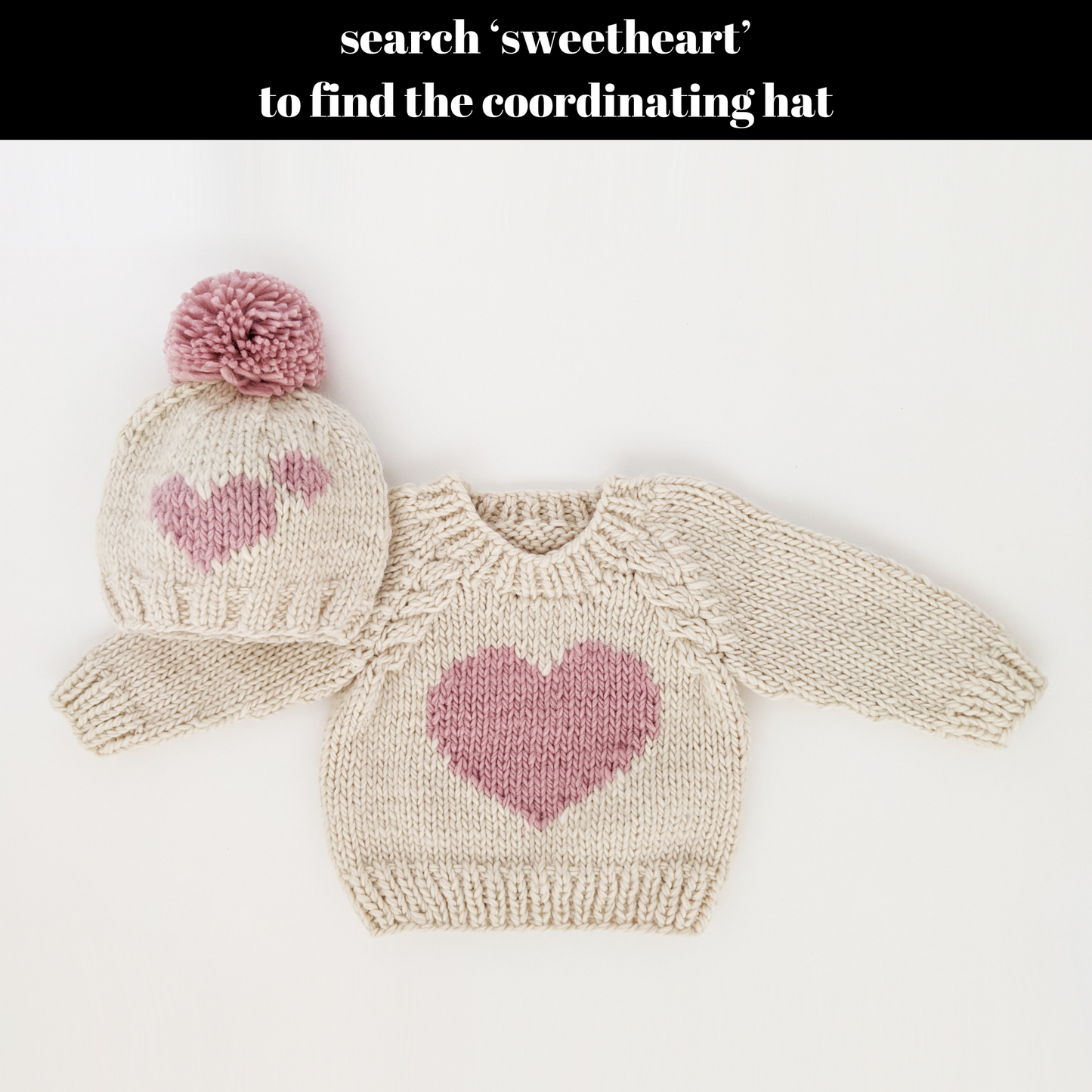 Sweetheart Crew Neck Sweater