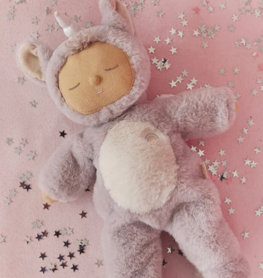 COZY DINKUMS PURPLE UNICORN