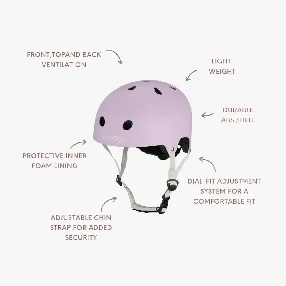 Banwood Inc - BANWOOD ECO HELMET - LAVENDER
