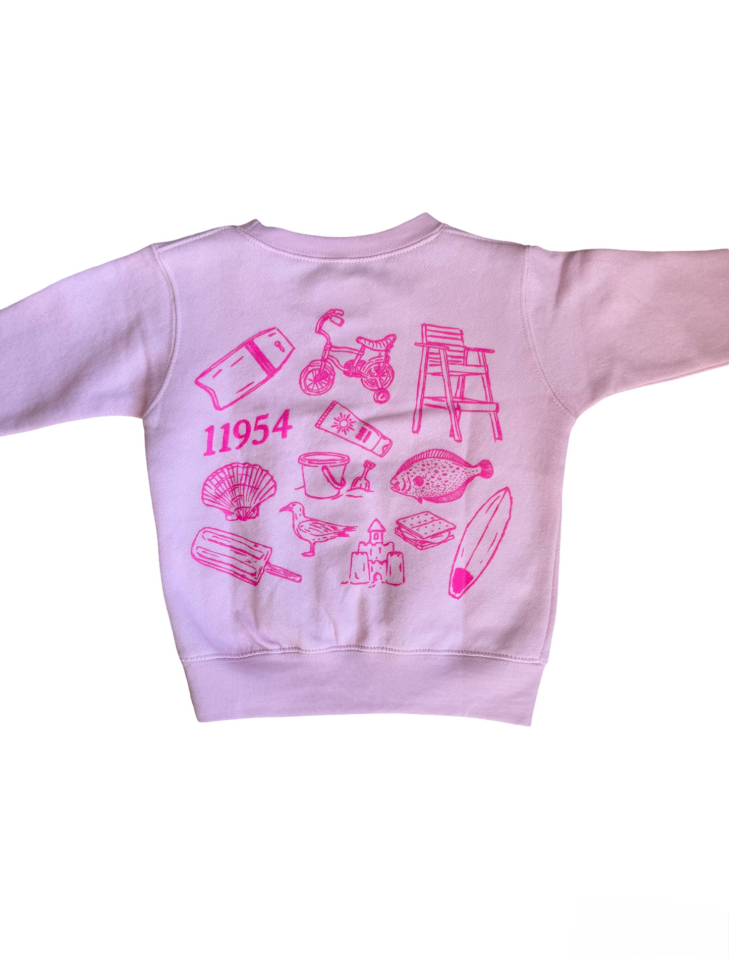 Montauk doodle crew - pink