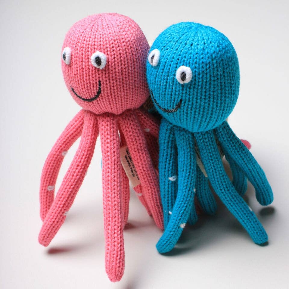 Turquoise Octopus Rattle