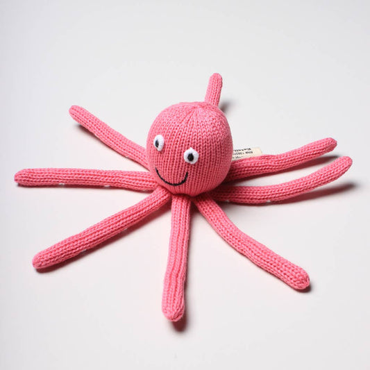 Pink Octopus Rattle