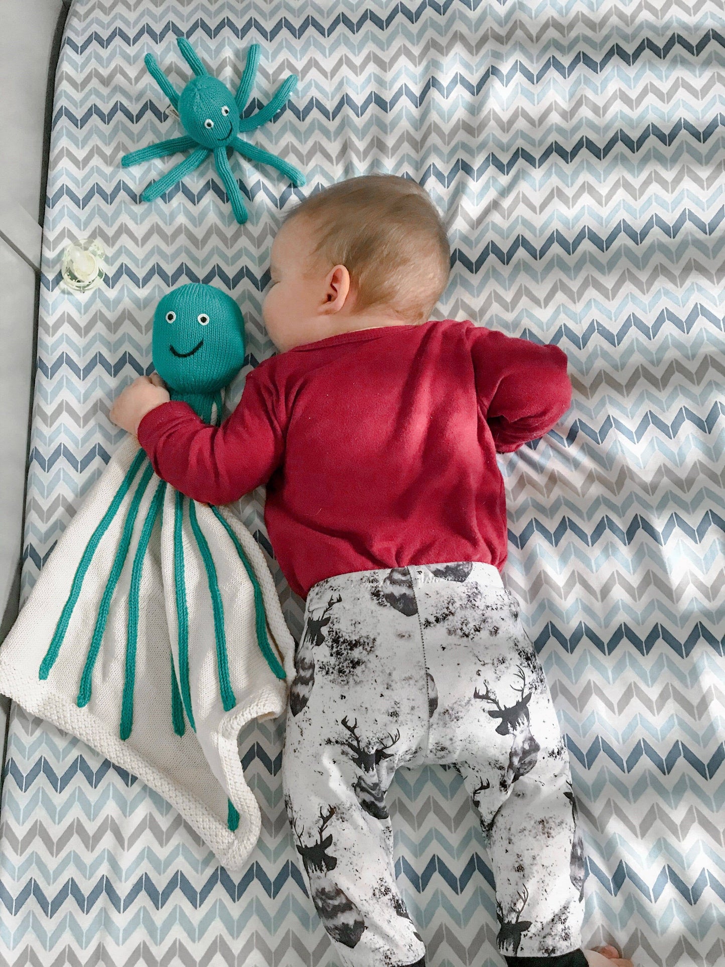 Turquoise Octopus Rattle