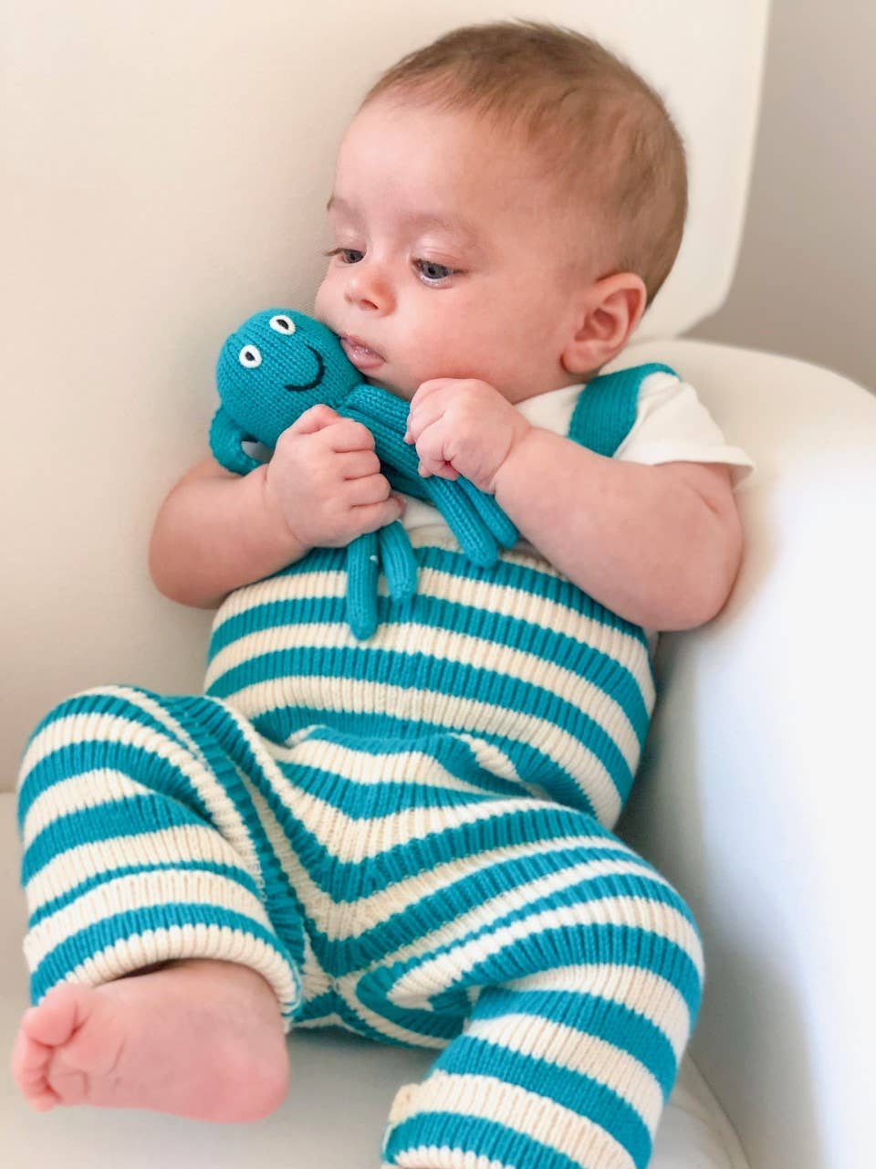 Turquoise Octopus Rattle