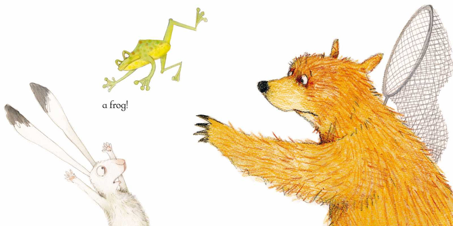 Bear & Hare Go Fishing by Emily Gravett: Hardcover