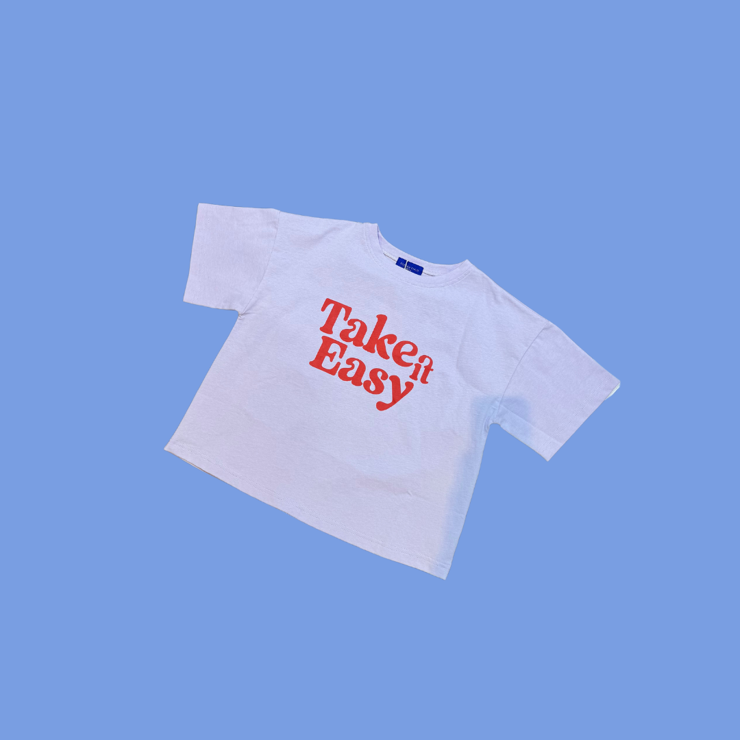 Take It Easy Tee - Lilac