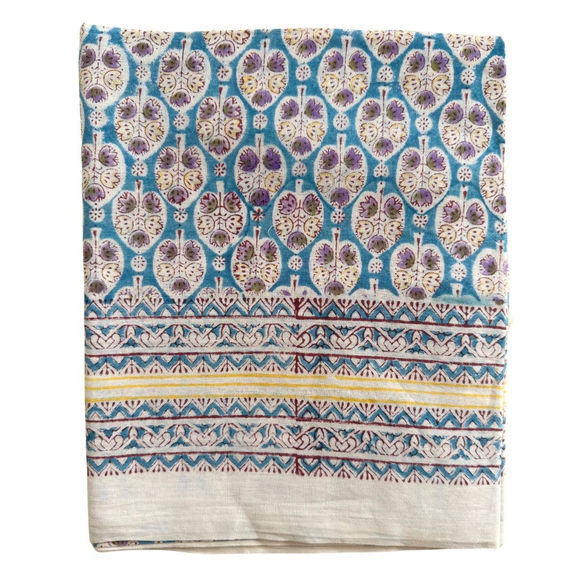 The Fox and The Mermaid - Block Printed Cotton Sarong