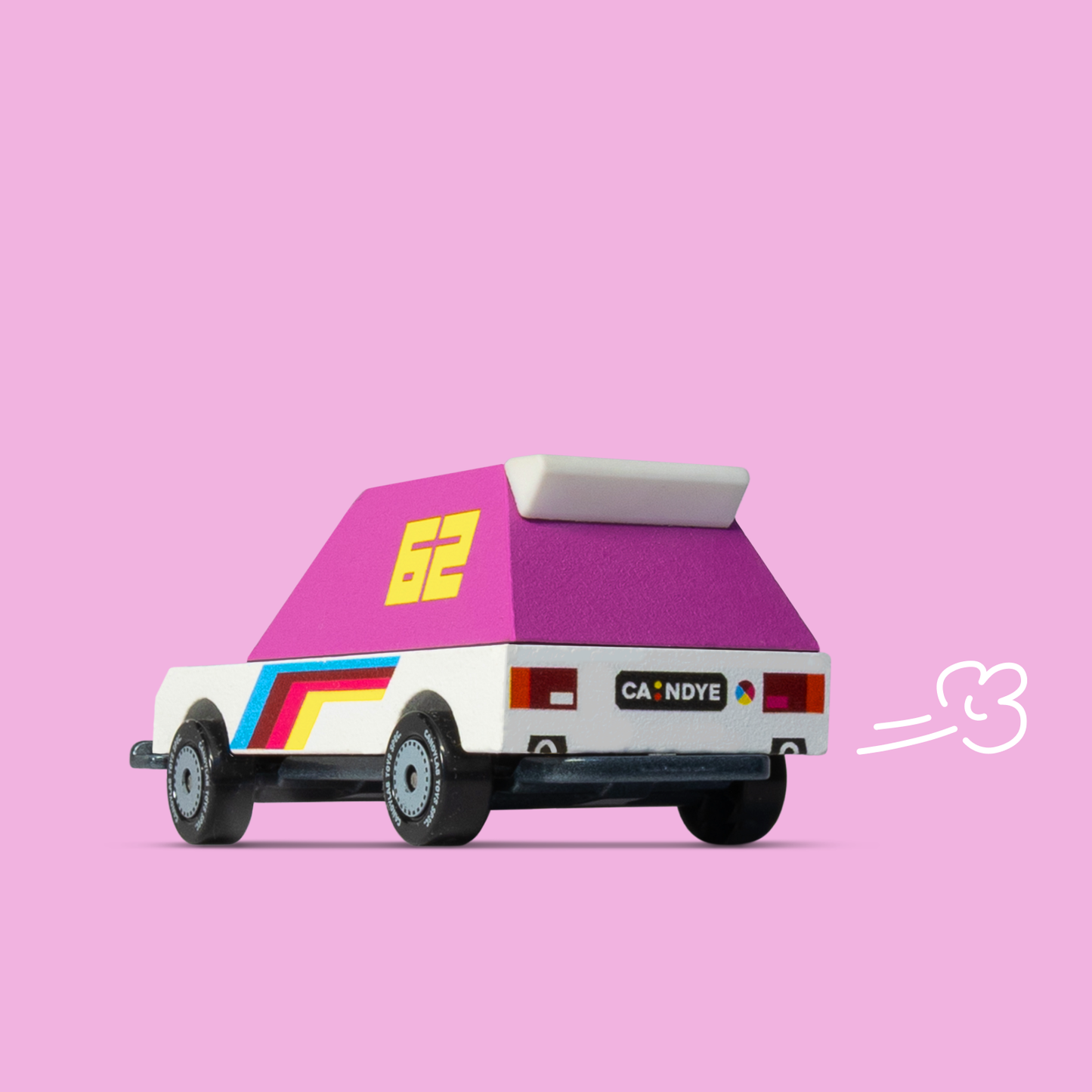Candylab Toys - Pink Racer 62 TOONS™ Car