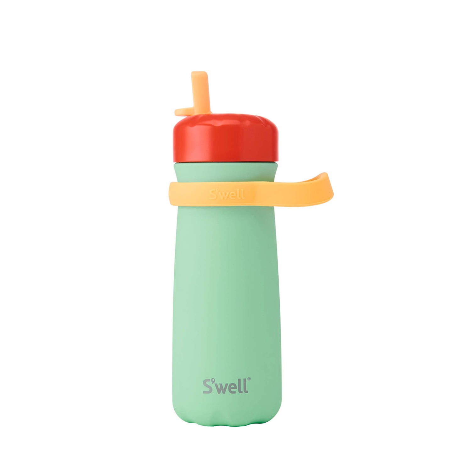 S'well - 16oz Spring Green Traveler with Flip Straw Lid