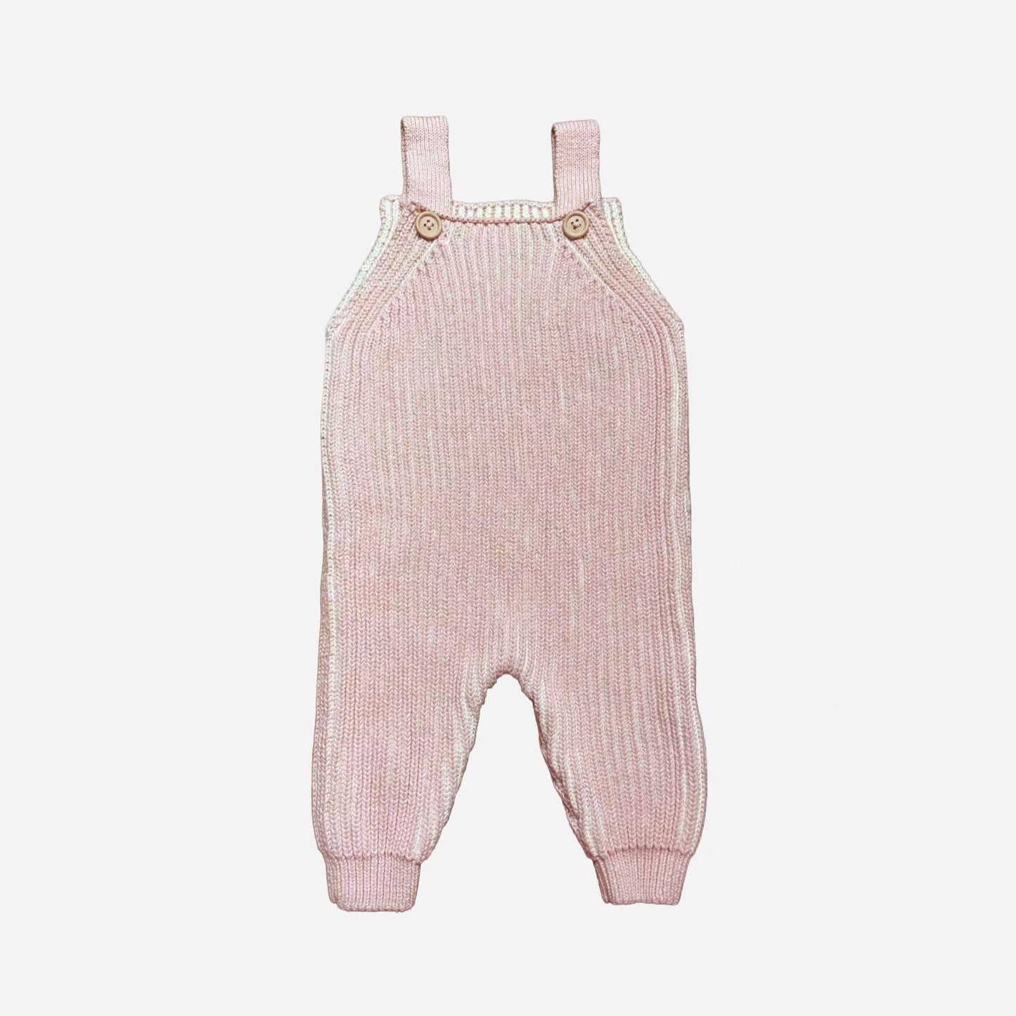 Organic Cotton Pink Overalls / OS
