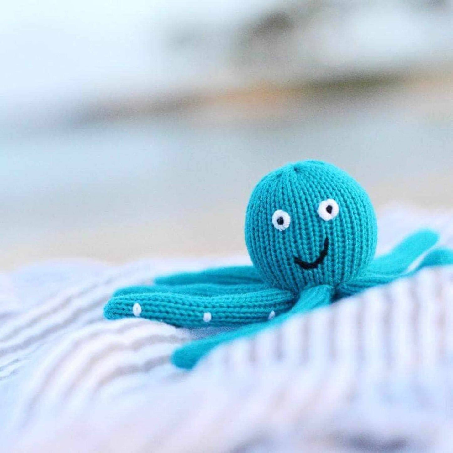 Turquoise Octopus Rattle