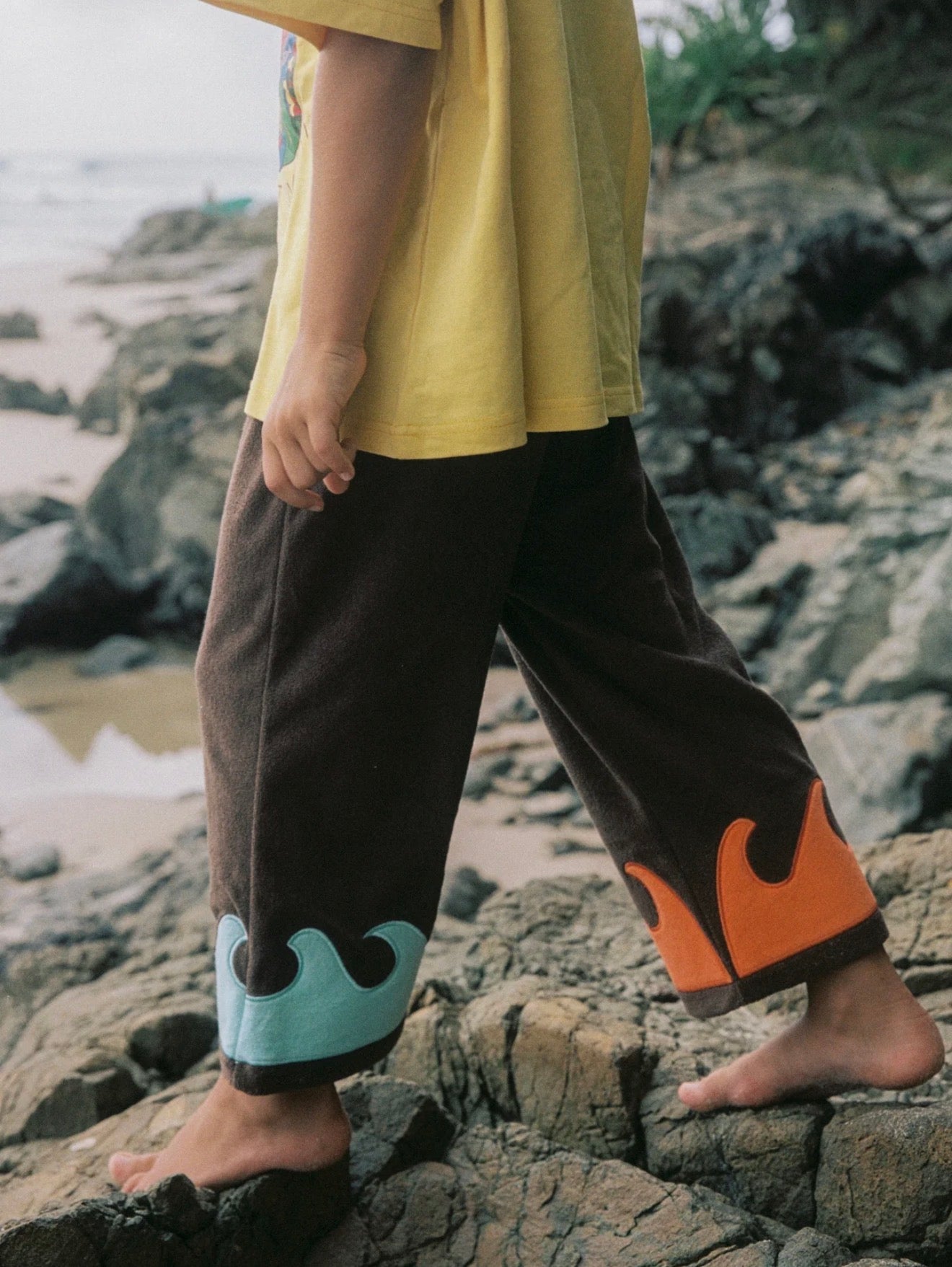 TERRY WAVE PANTS - VOLCANO BAY