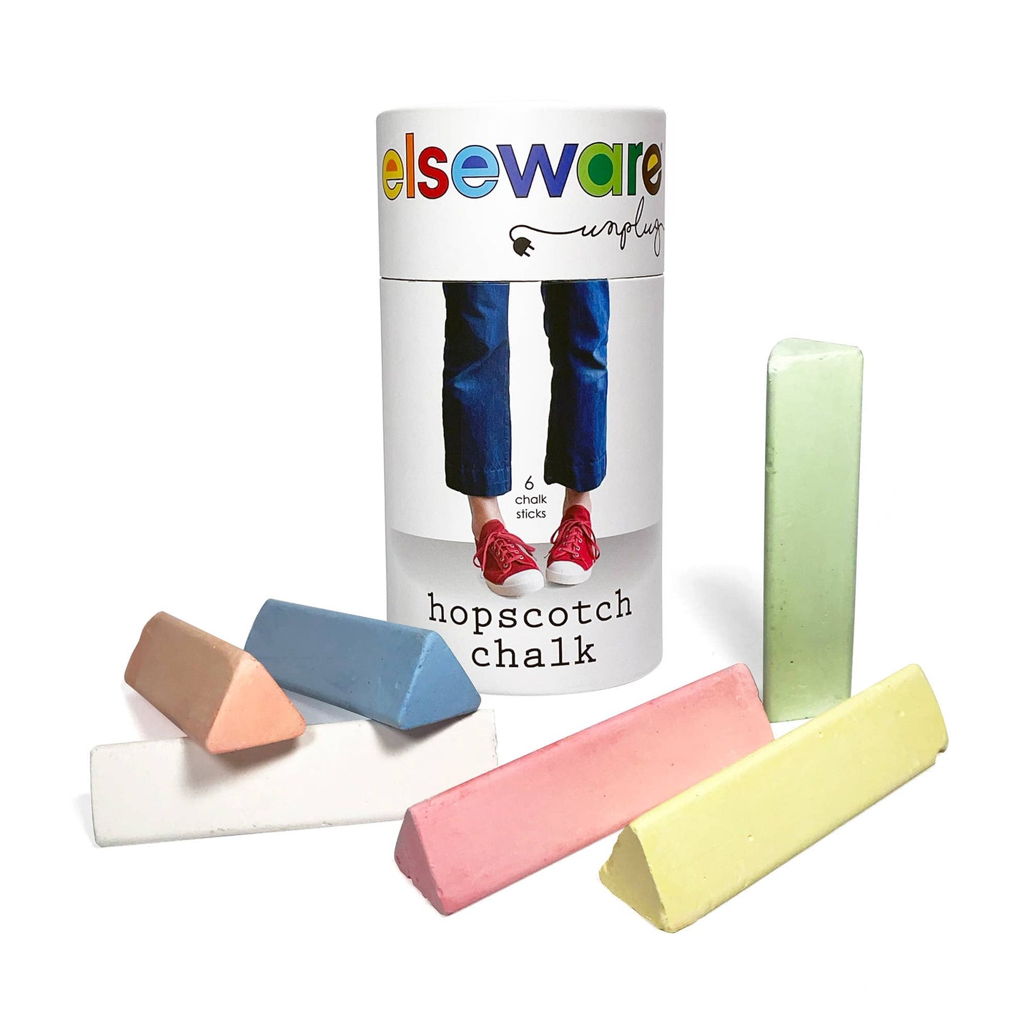 Hopscotch Chalk - 6 Natural & Non-Toxic Colors