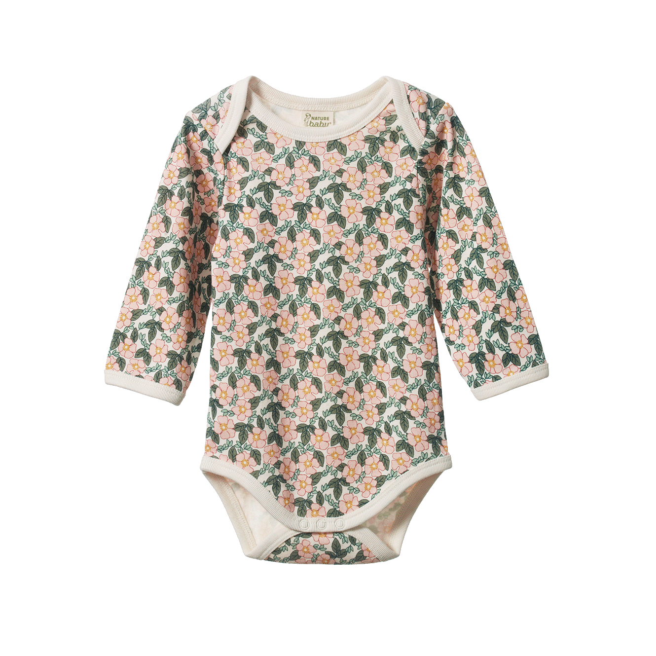 Nature Baby - Cotton Long Sleeve Bodysuit