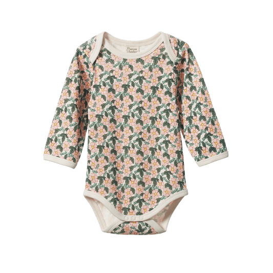 Nature Baby - Cotton Long Sleeve Bodysuit