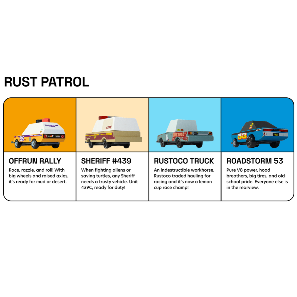 Candylab Toys - Rust Patrol TOONS™ 4-Pack