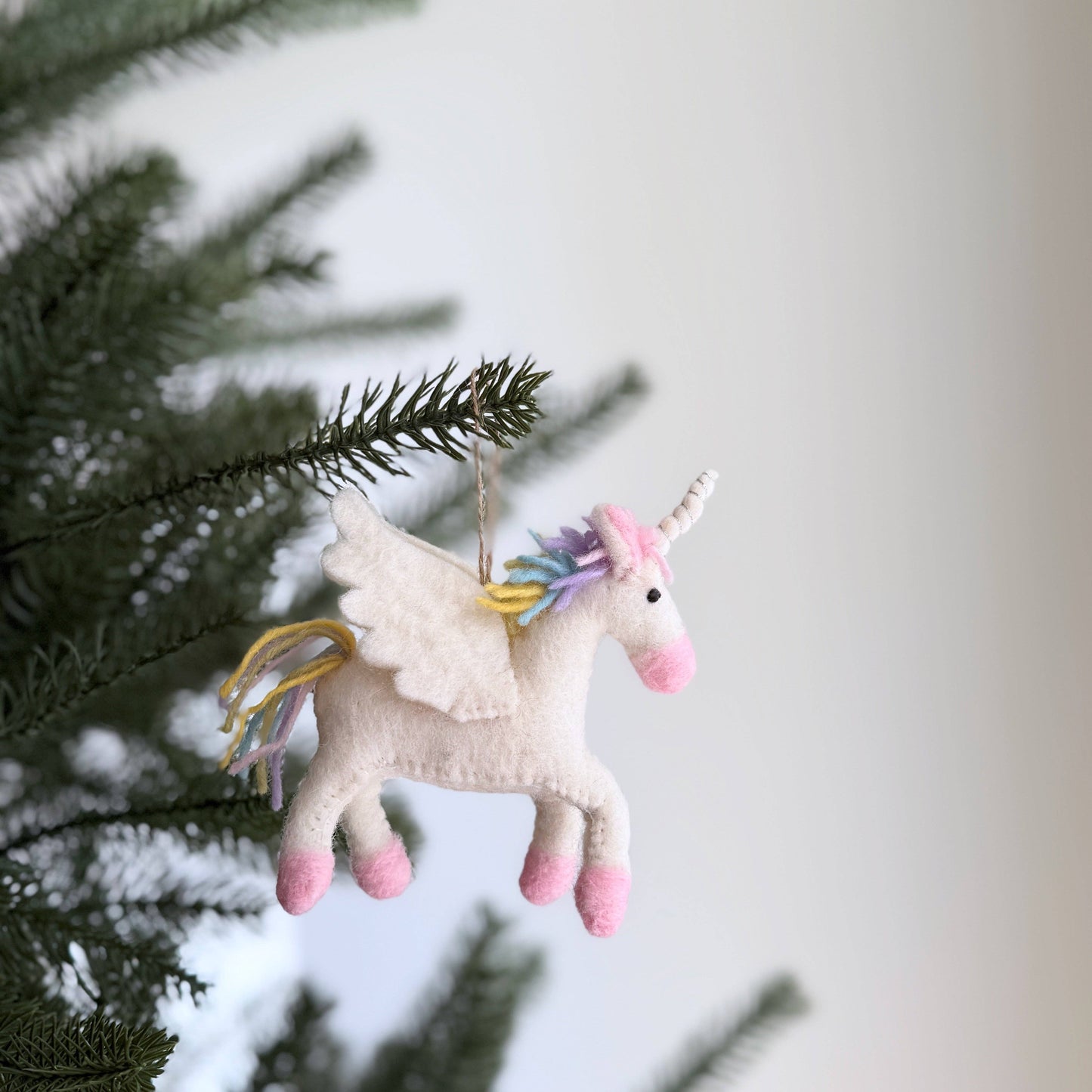 Felt Ornament - Pastel Unicorn