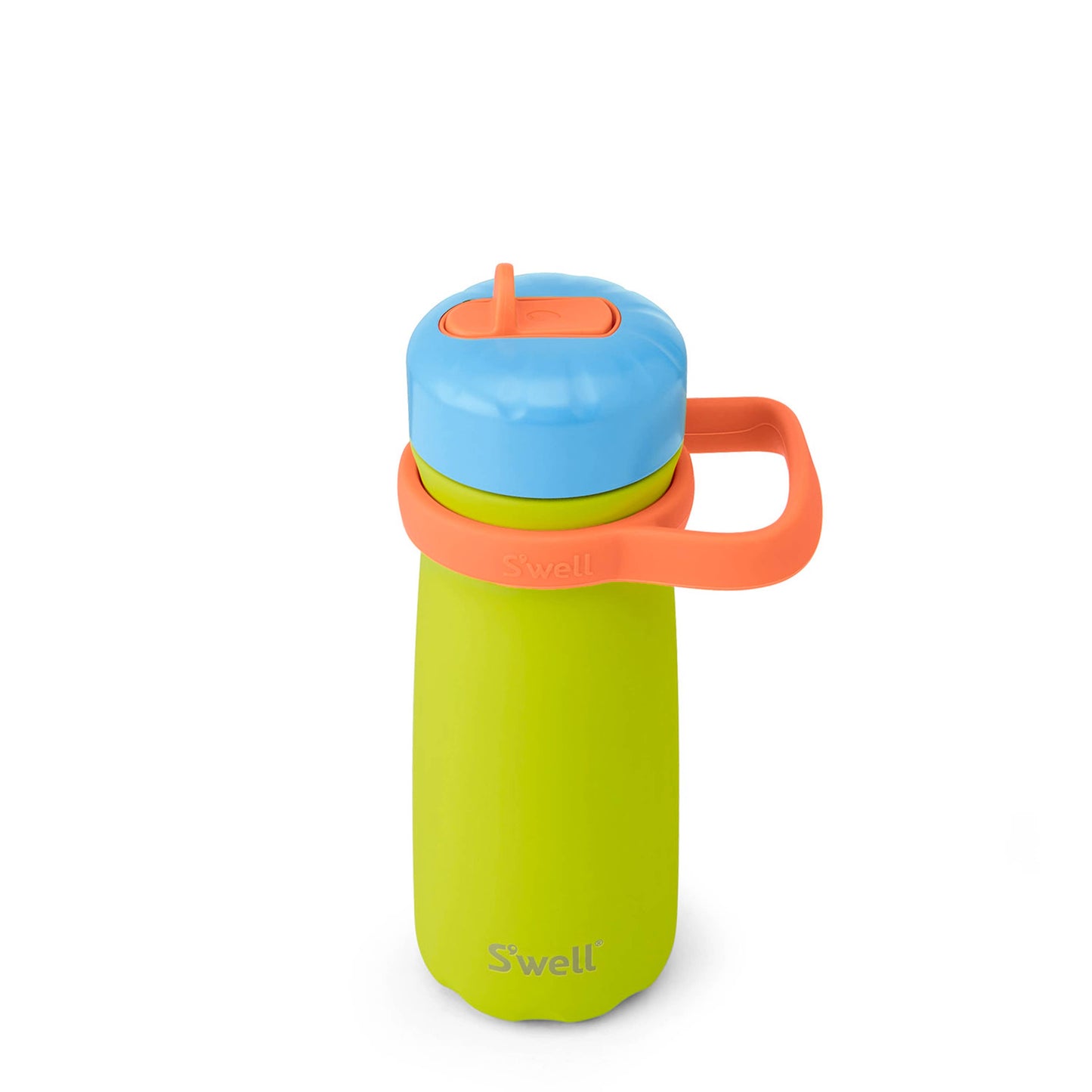 S'well - 16oz Lime Sherbet Traveler with Flip Straw Lid