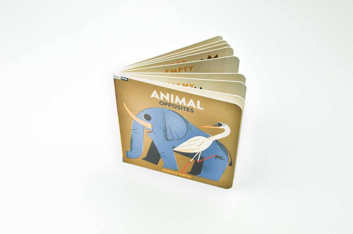 Animal Opposites by Marcos Farina: Board Book