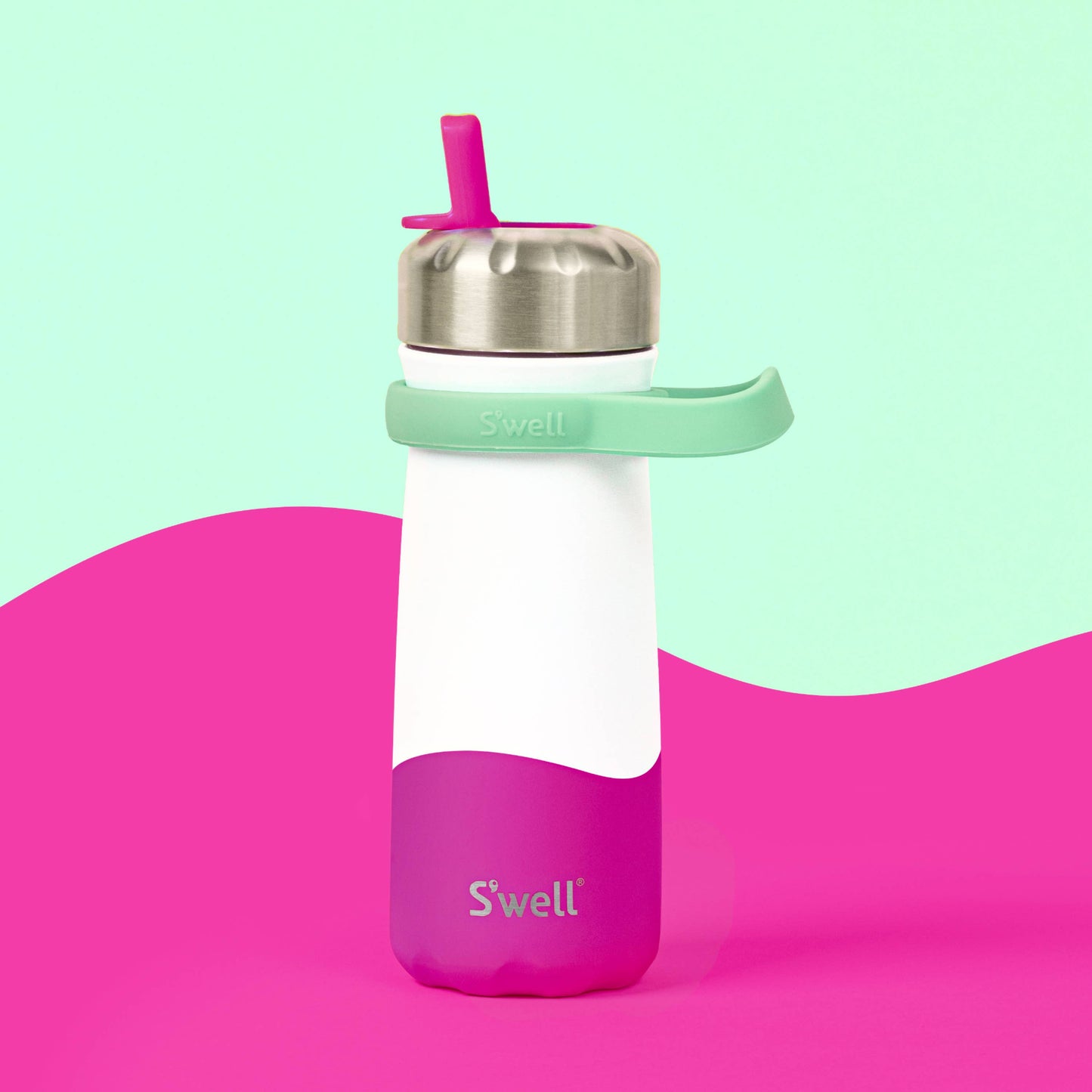 S'well - 16oz Dragonfruit Traveler with Flip Straw Lid