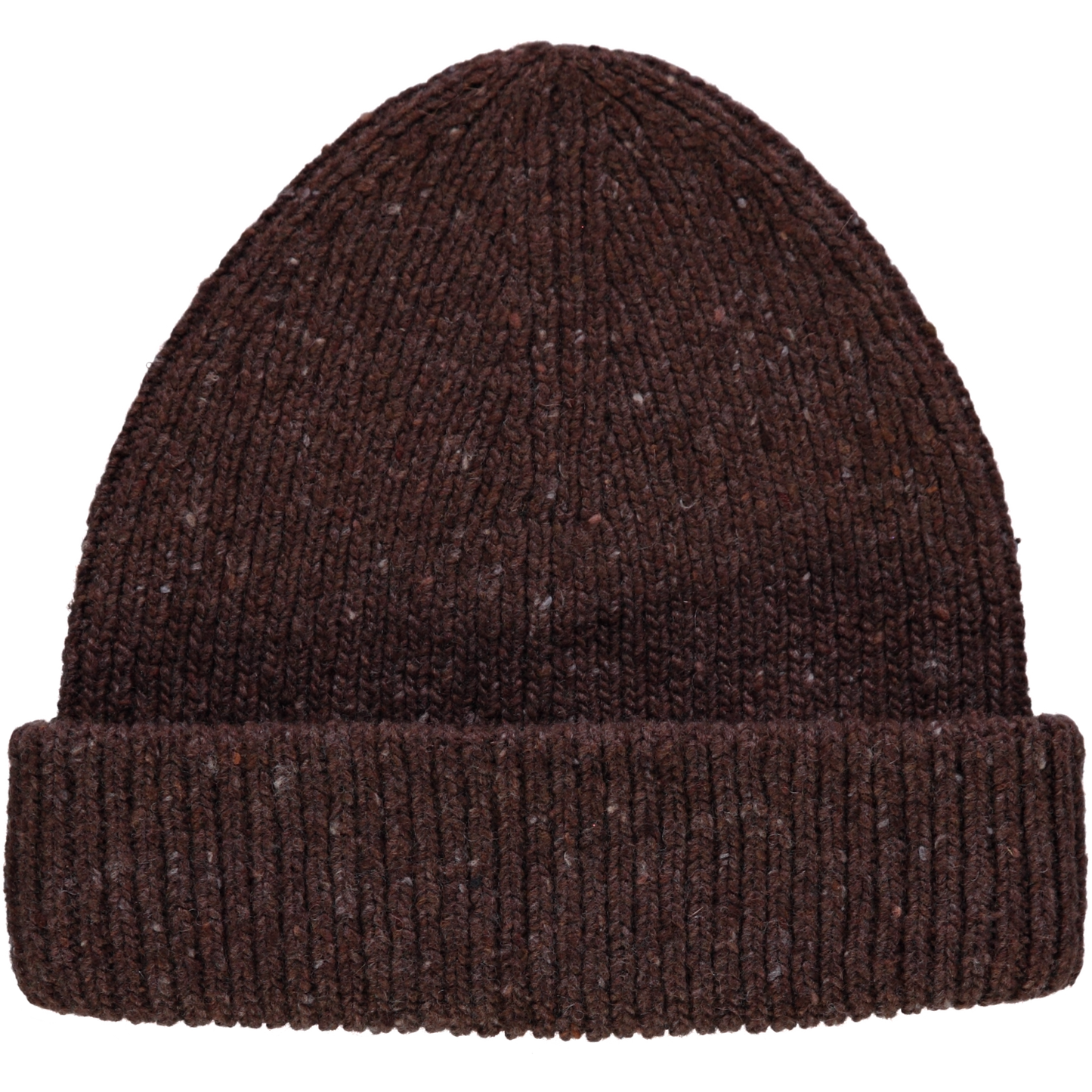 ADULT WOOL BEANIE Speckled Chocolate