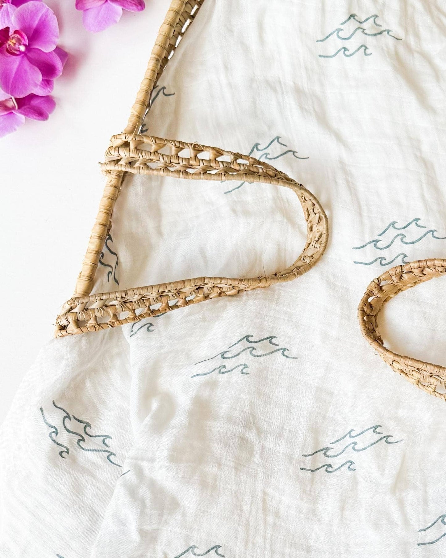 Organic Wave Baby Swaddle