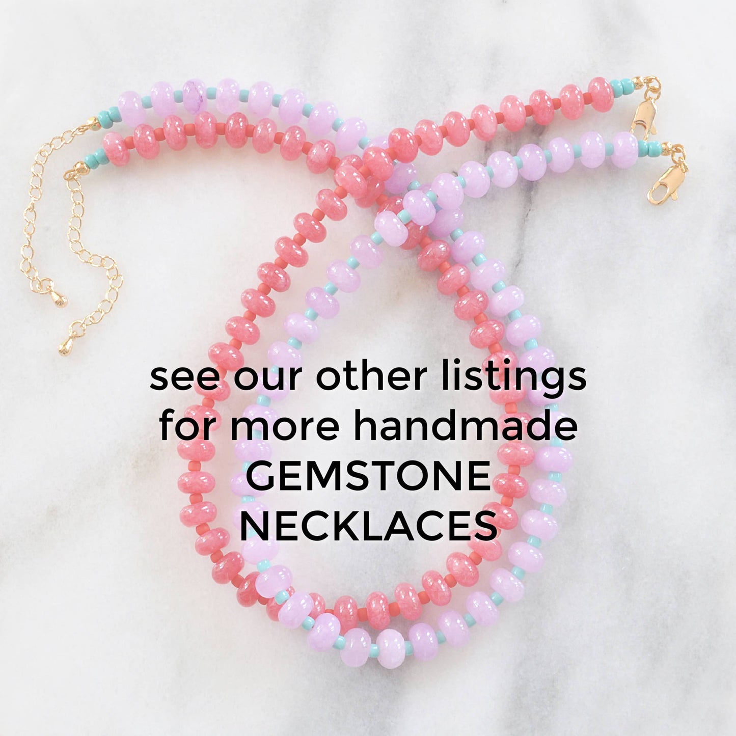 Rainbow Juice Gemstone Necklace
